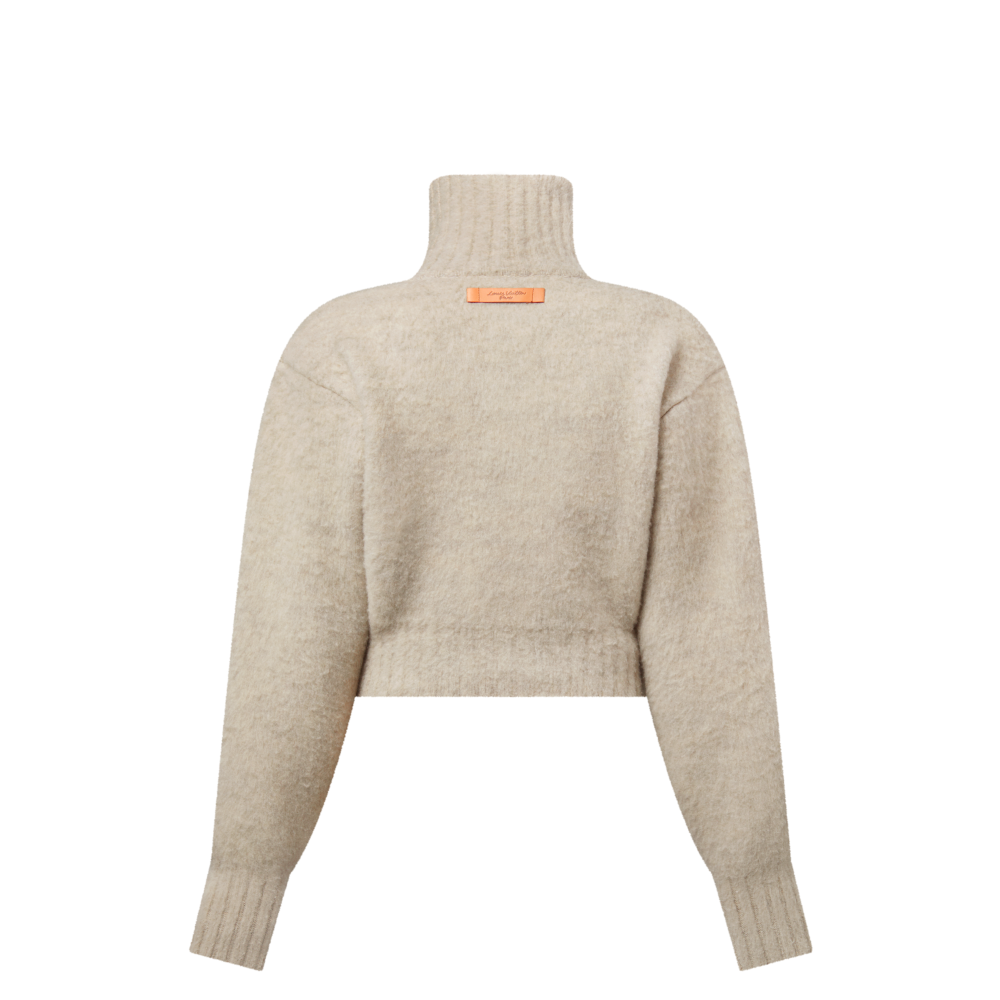  Ready-to-Wear Knitwear Cropped Brushed Knit Pullover | Louis Vuitton ® (Product zoom)
