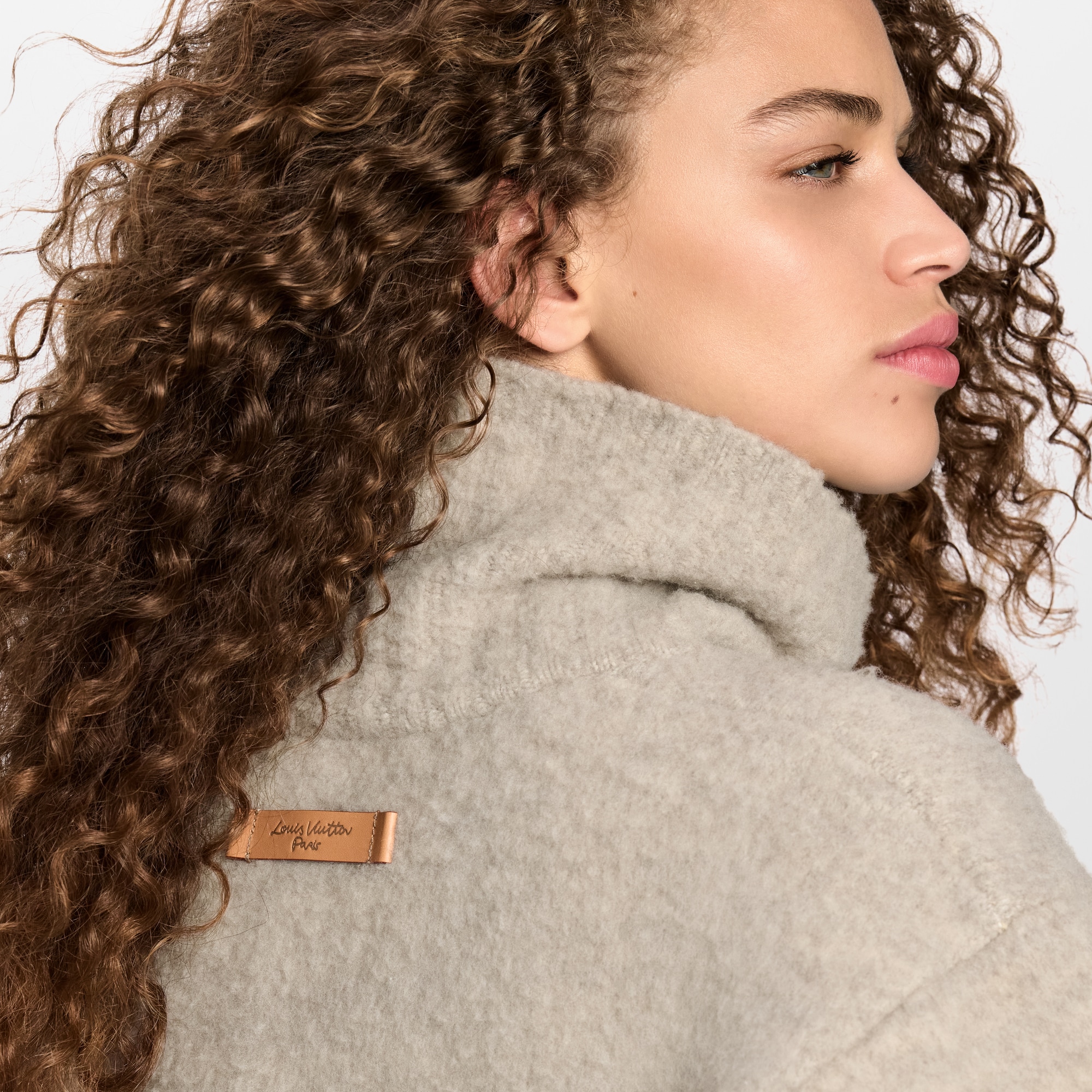 Ready-to-Wear Knitwear Cropped Brushed Knit Pullover | Louis Vuitton ® (Product zoom)