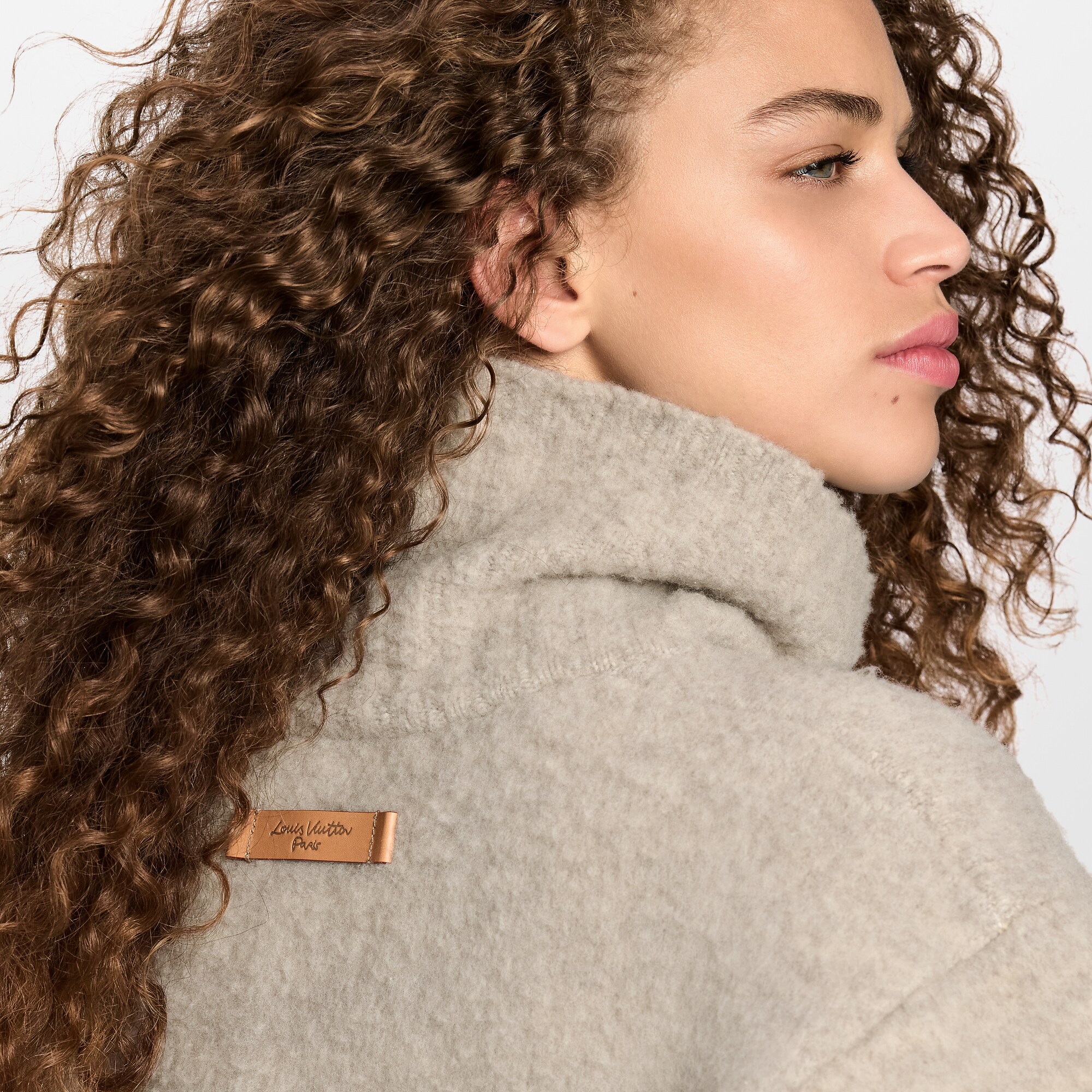 Cropped Brushed Knit Pullover