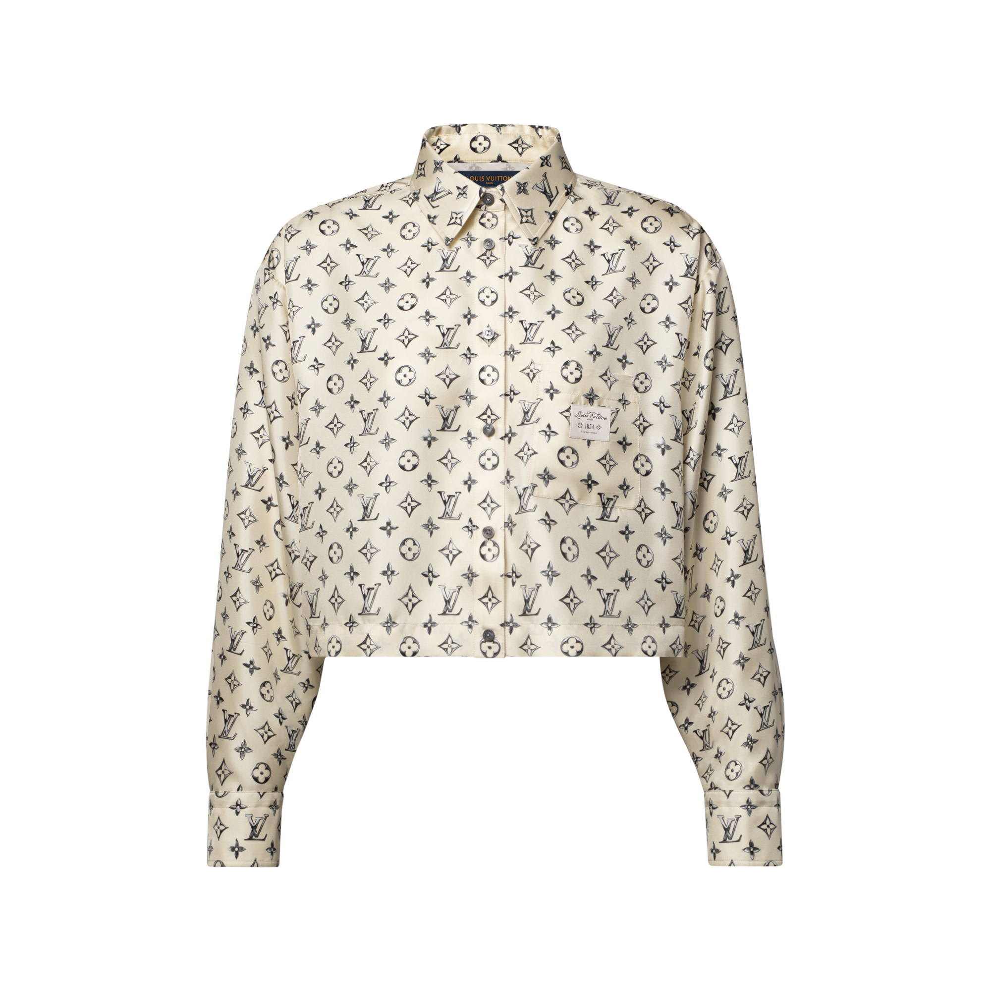 Cropped Buckle Up Shirt - Women - Ready-to-Wear | LOUIS VUITTON ®