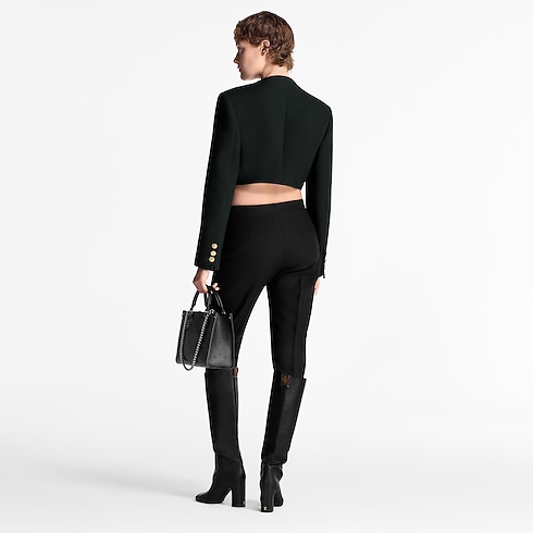 Ready-to-Wear Coats and Jackets Cropped Button Trim Jacket | Louis Vuitton ® (Product zoom)