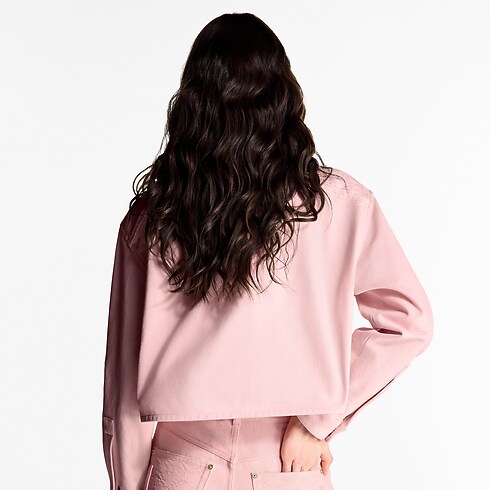 Ready-to-Wear Tops Cropped Denim Shirt | Louis Vuitton ® (Product zoom)