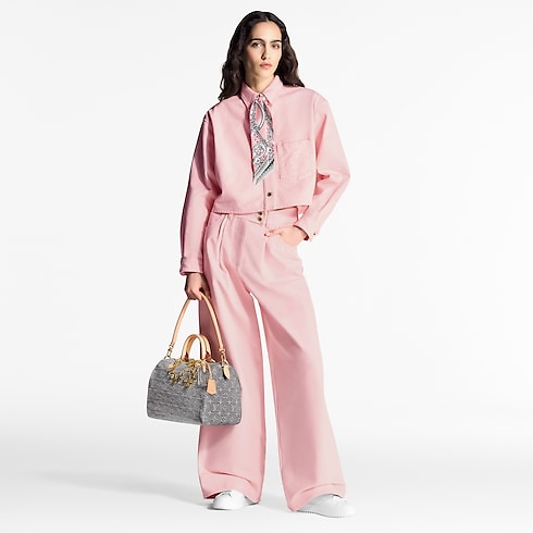 Ready-to-Wear Tops Cropped Denim Shirt | Louis Vuitton ® (Product zoom)