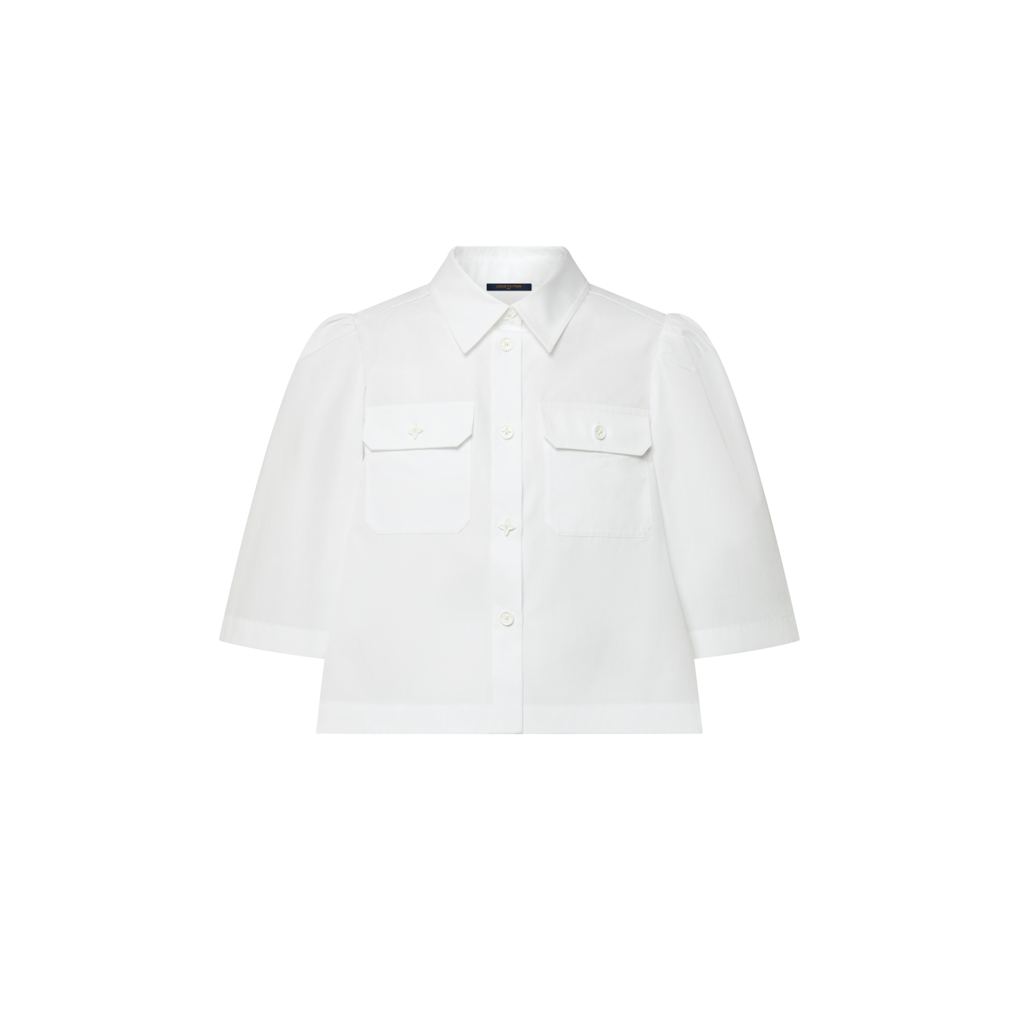  Ready-to-Wear Tops Cropped Flap Pocket Shirt | Louis Vuitton ® (Product zoom)