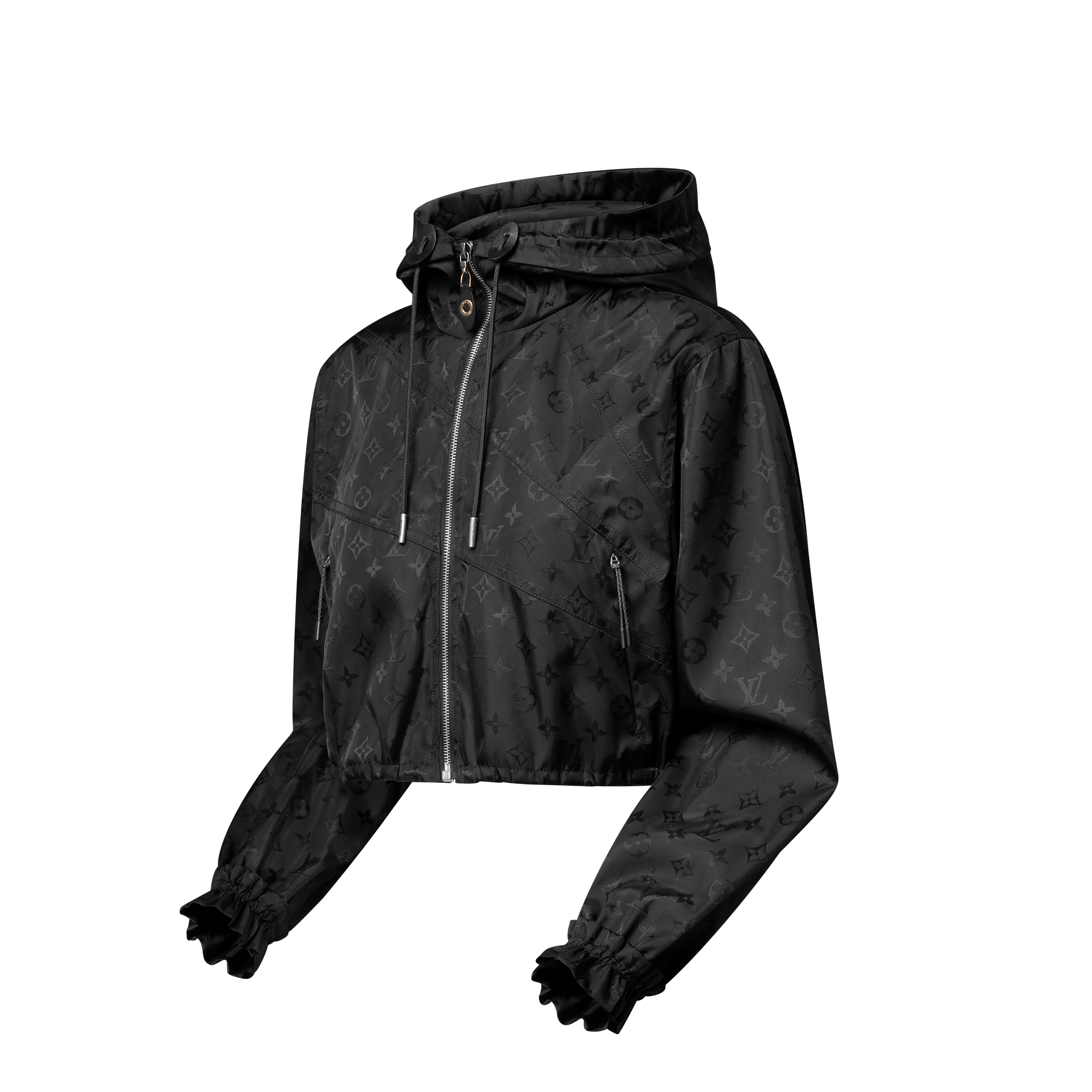  Ready-to-Wear Coats and Jackets Cropped Monogram Windbreaker | Louis Vuitton ® (Product zoom)