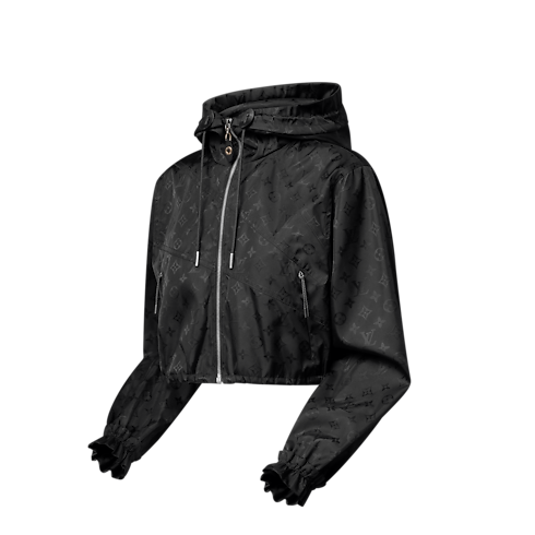 Ready-to-Wear Coats and Jackets Cropped Monogram Windbreaker | Louis Vuitton ® (Product zoom)