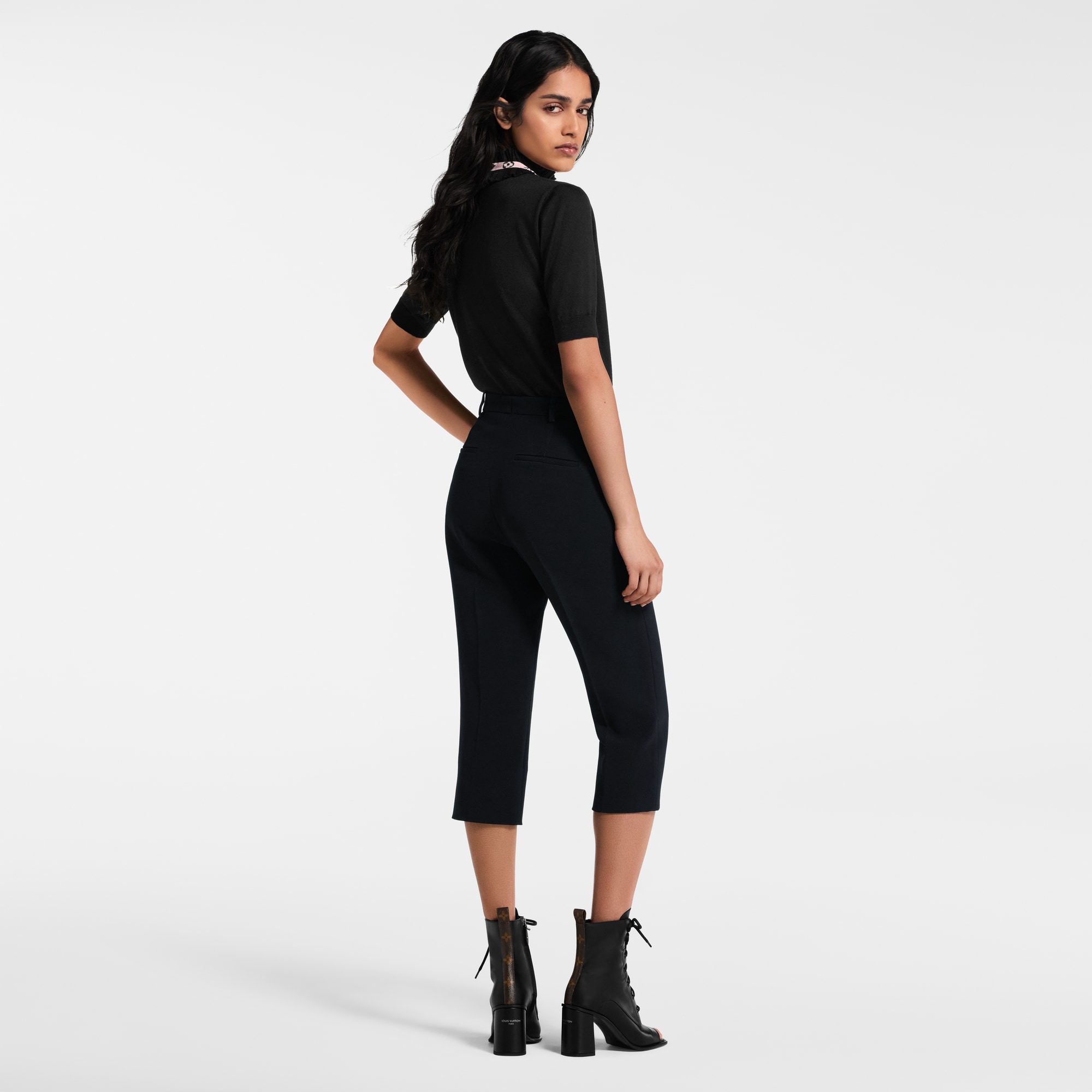  Ready-to-Wear Pants Cropped Tailored Pants | Louis Vuitton ® (Product zoom)
