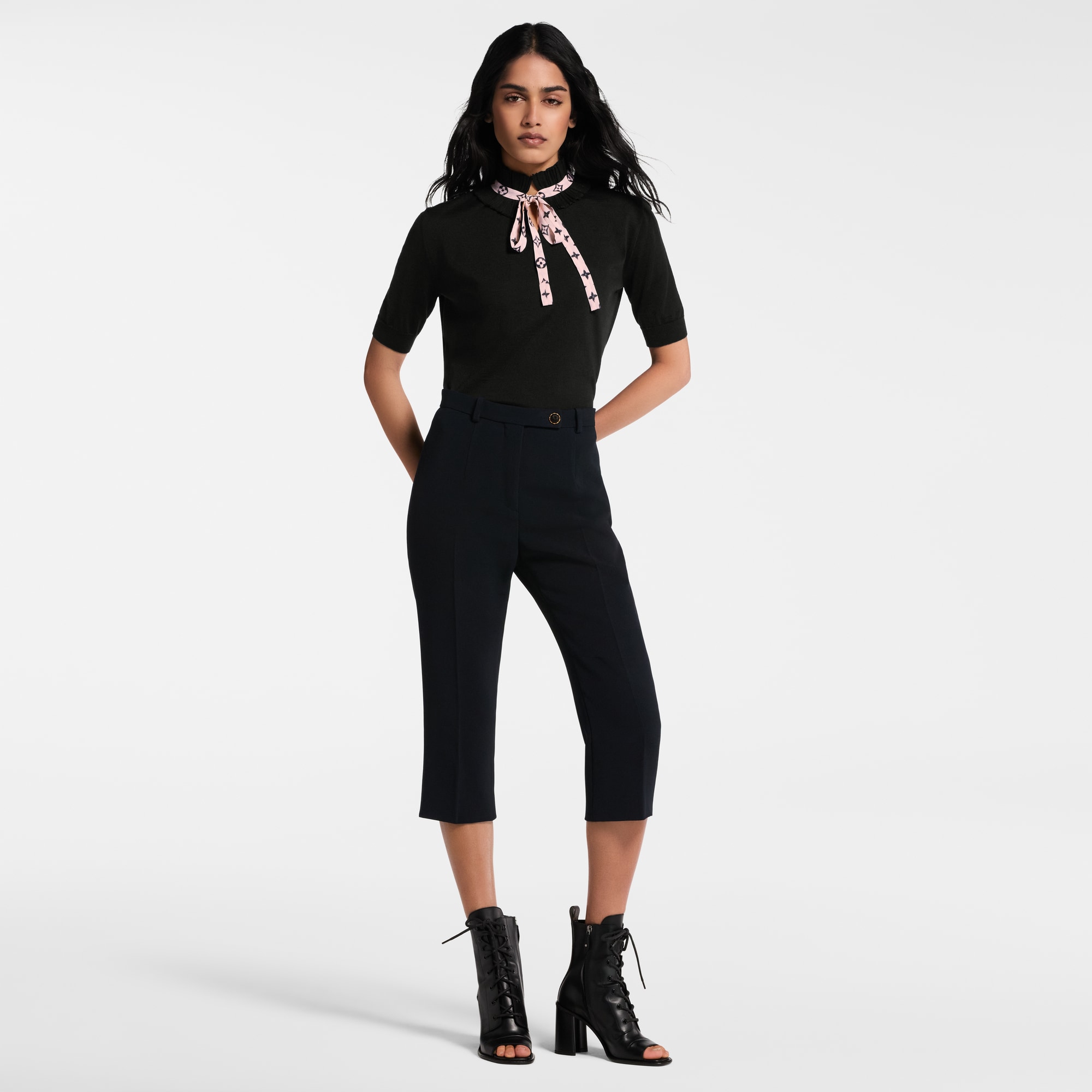  Ready-to-Wear Pants Cropped Tailored Pants | Louis Vuitton ® (Product zoom)