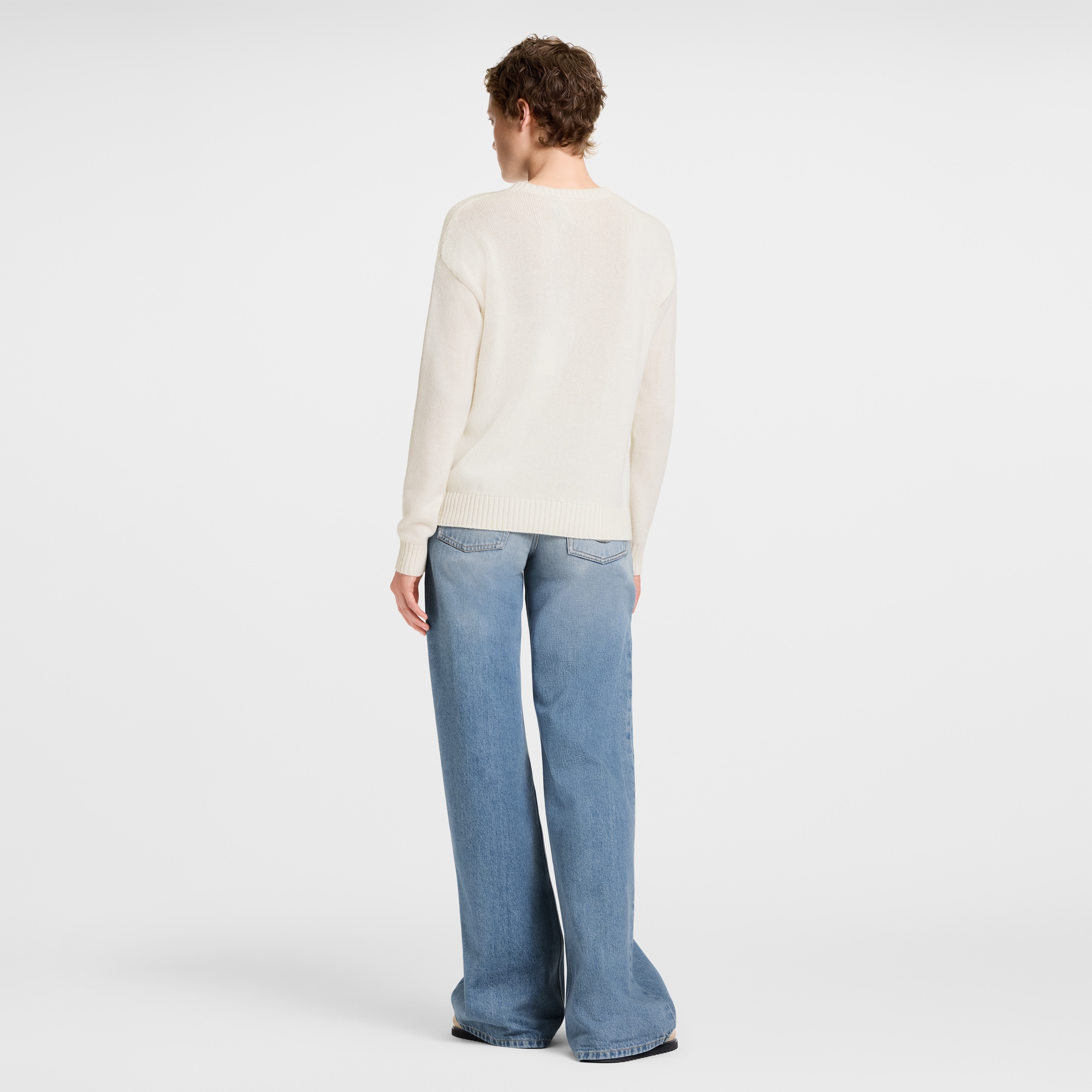  Ready-to-Wear Knitwear Cursive Signature Pullover | Louis Vuitton ® (Product zoom)