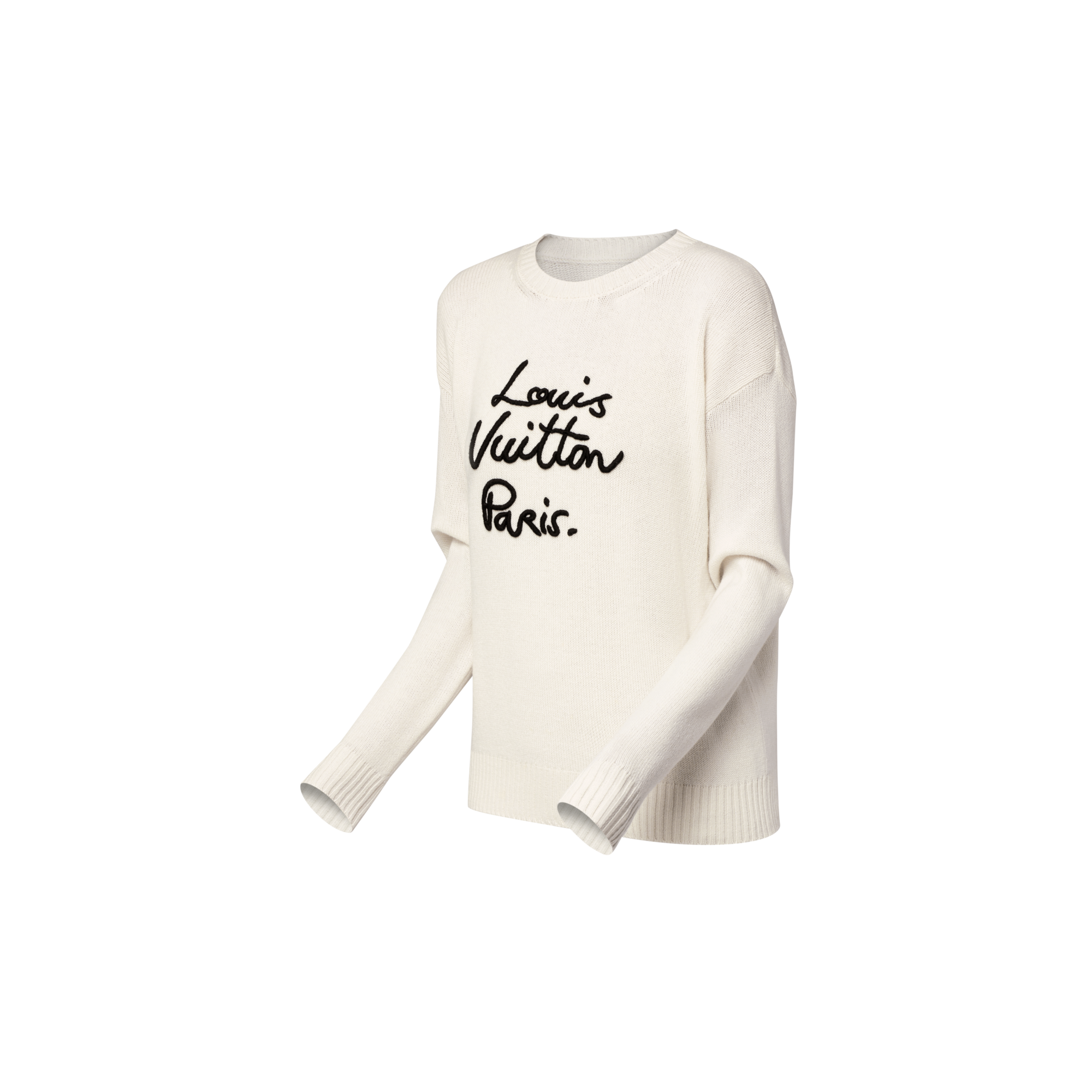  Ready-to-Wear Knitwear Cursive Signature Pullover | Louis Vuitton ® (Product zoom)