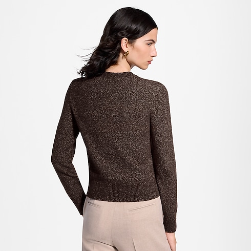 Ready-to-Wear Knitwear Cursive Signature Pullover | Louis Vuitton ® (Product zoom)