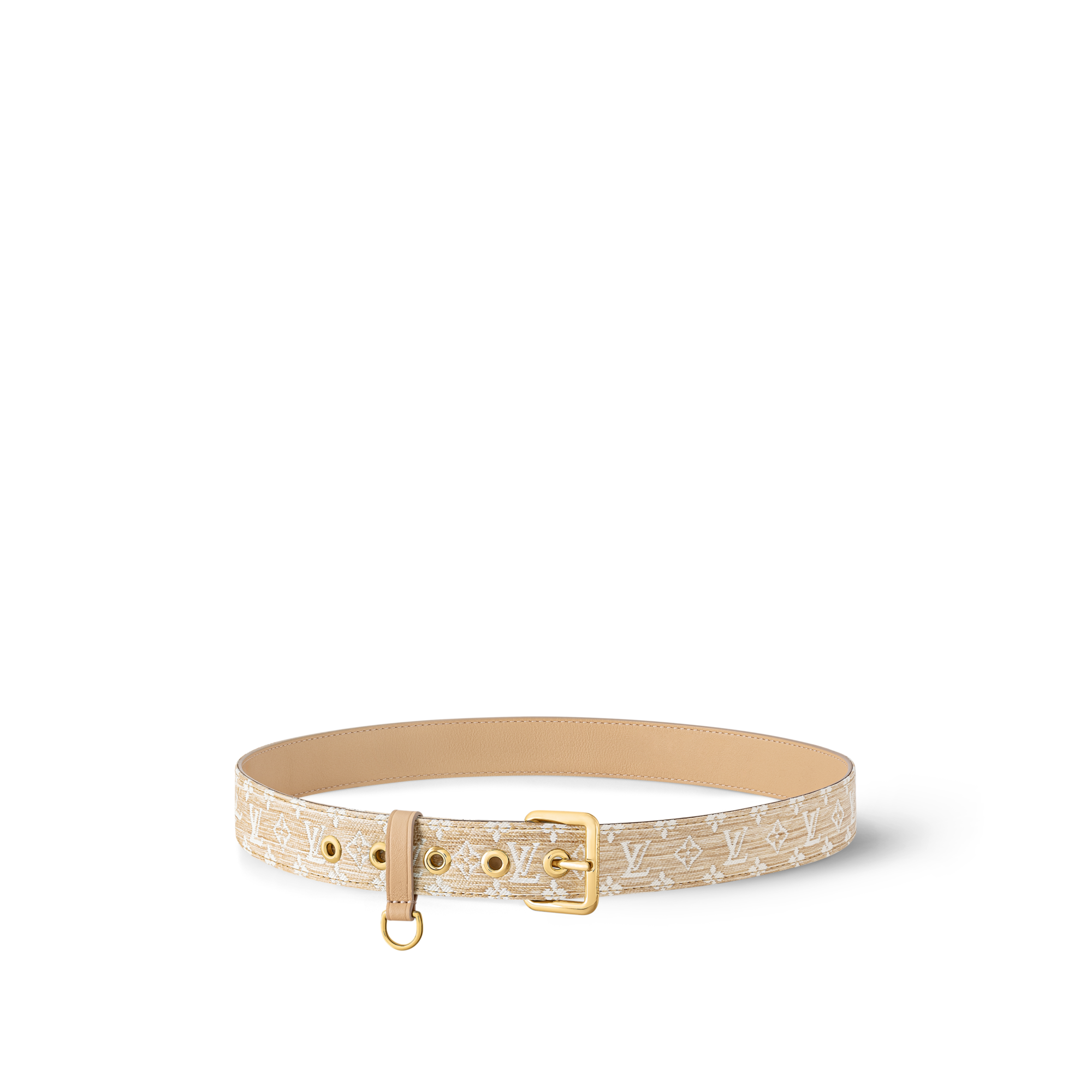  Accessories Belts D-Ring Raffia 30mm Belt | Louis Vuitton ® (Product zoom)