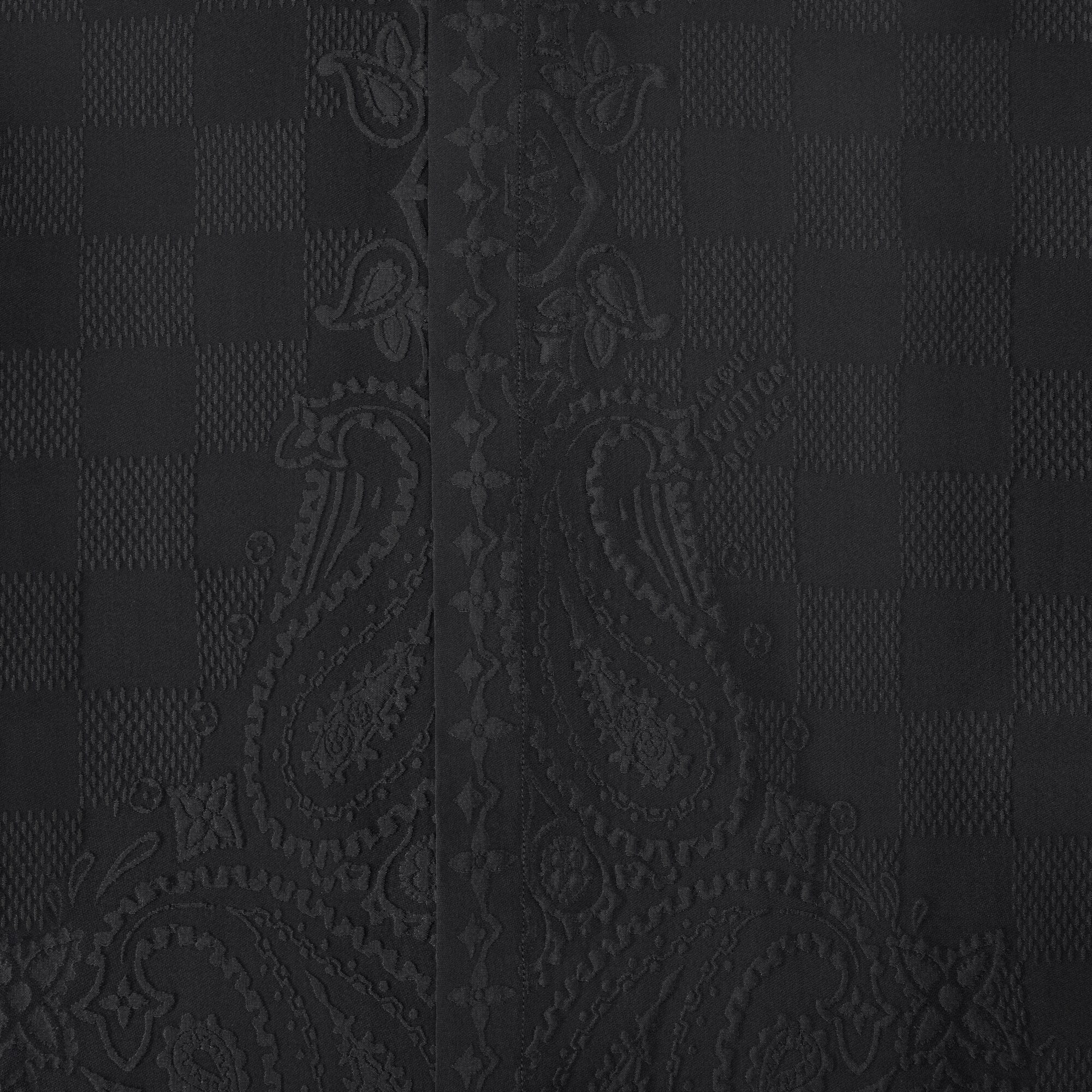  Ready-to-Wear Shirts Damier Bandana Silk Evening Shirt | Louis Vuitton ® (Product zoom)