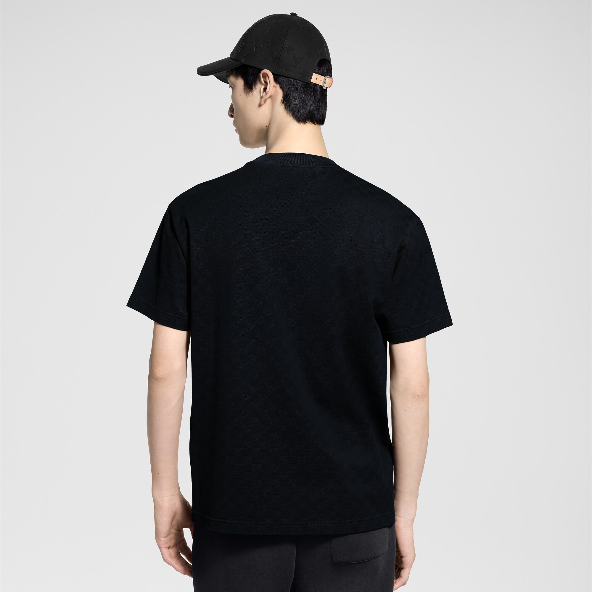Damier Cotton Pique T-Shirt