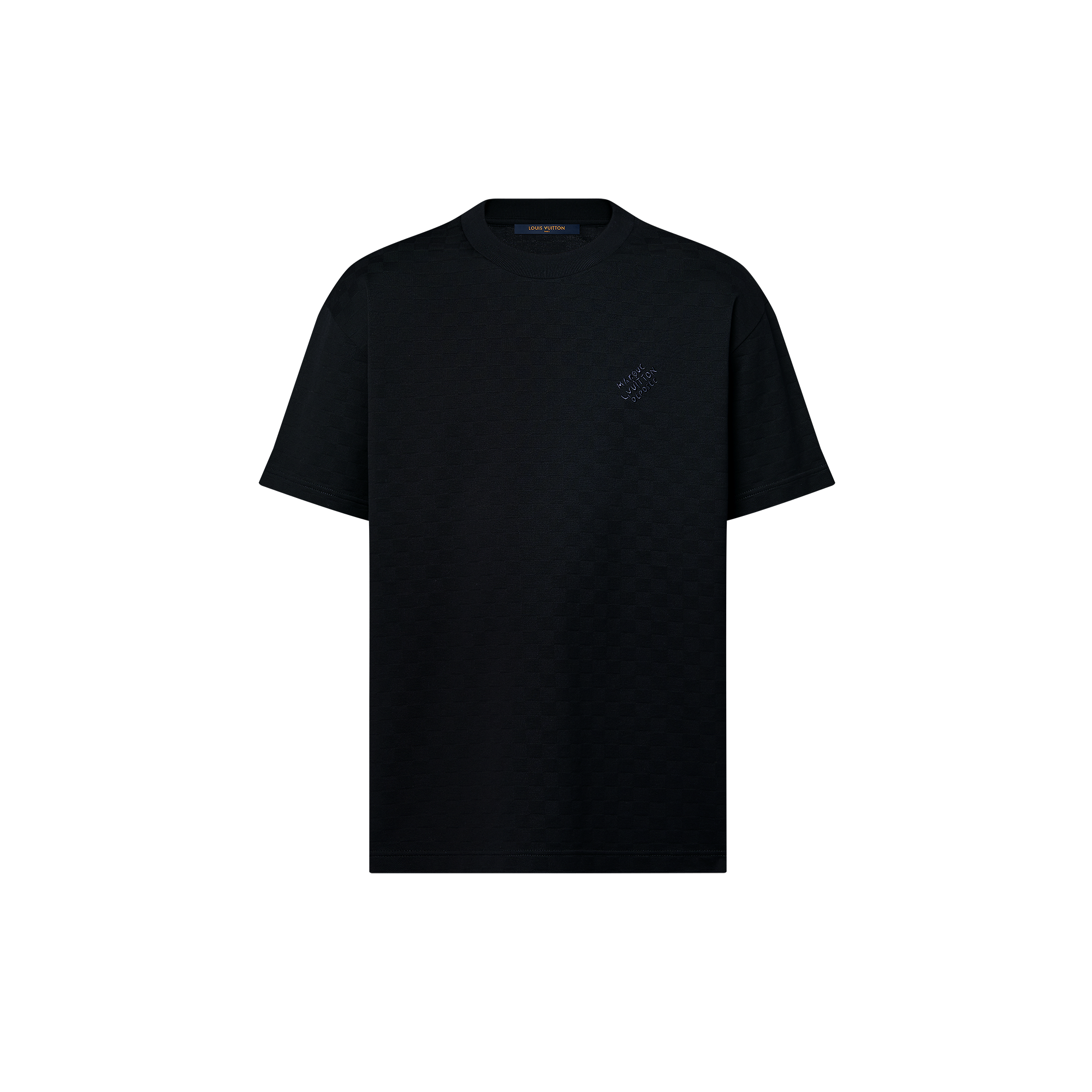 Damier Cotton Pique T-Shirt