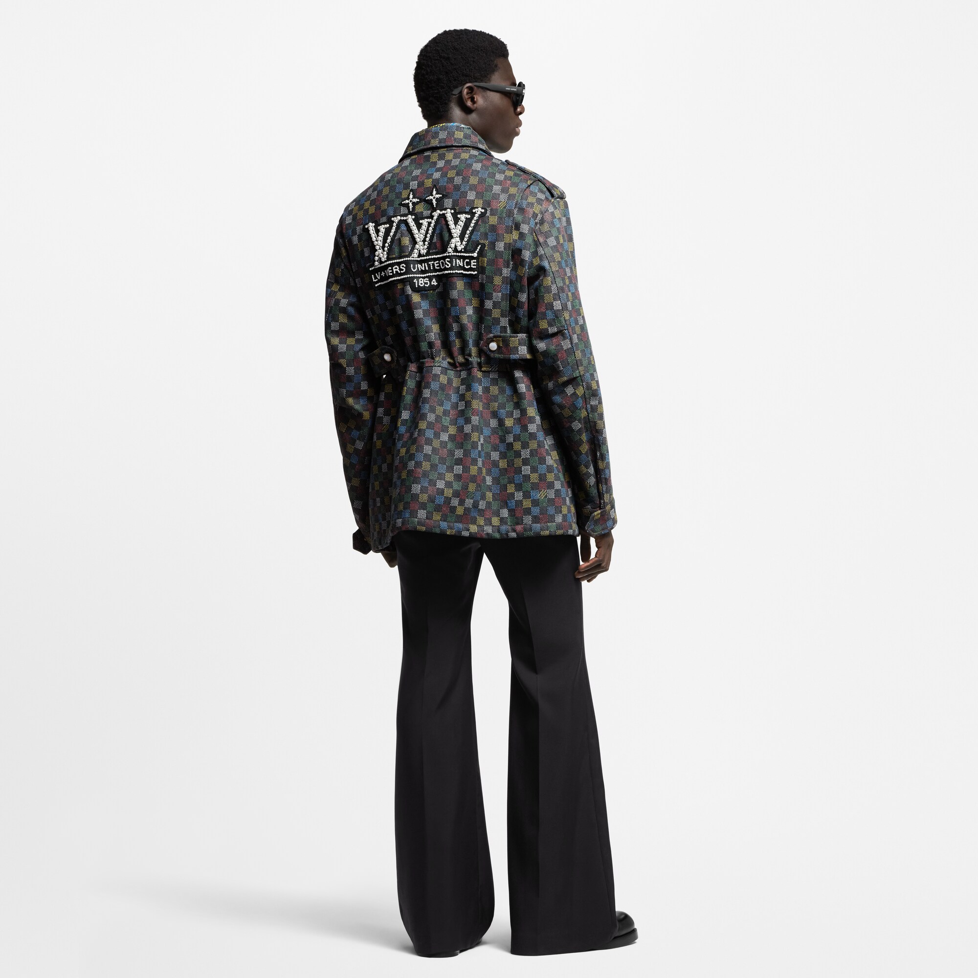  Ready-to-Wear Coats and Outerwear Damier Denim Parka  | Louis Vuitton ® (Product zoom)