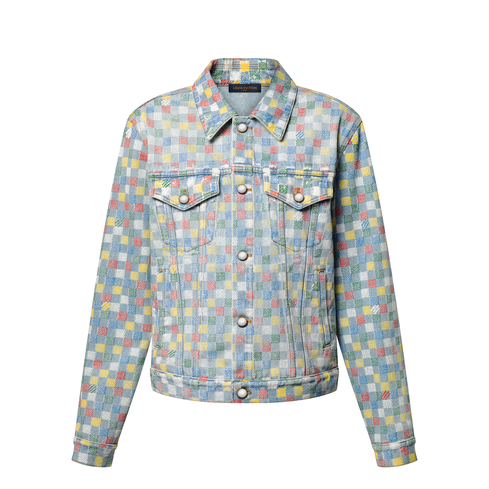 Damier Denim Trucker Jacket