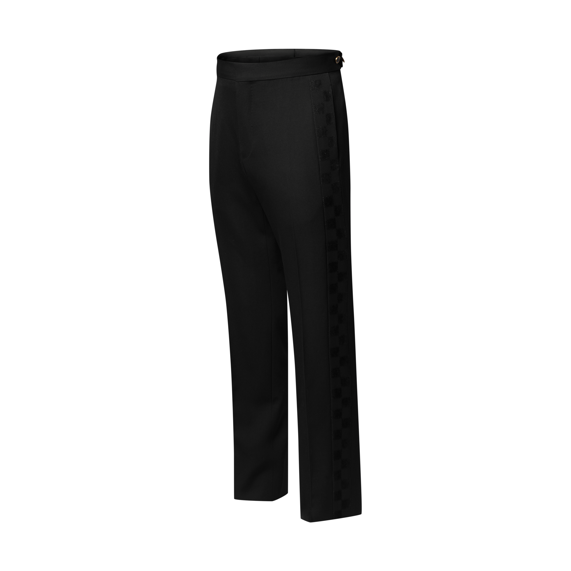  Ready-to-Wear Pants Damier Flock Tuxedo Evening Pants | Louis Vuitton ® (Product zoom)