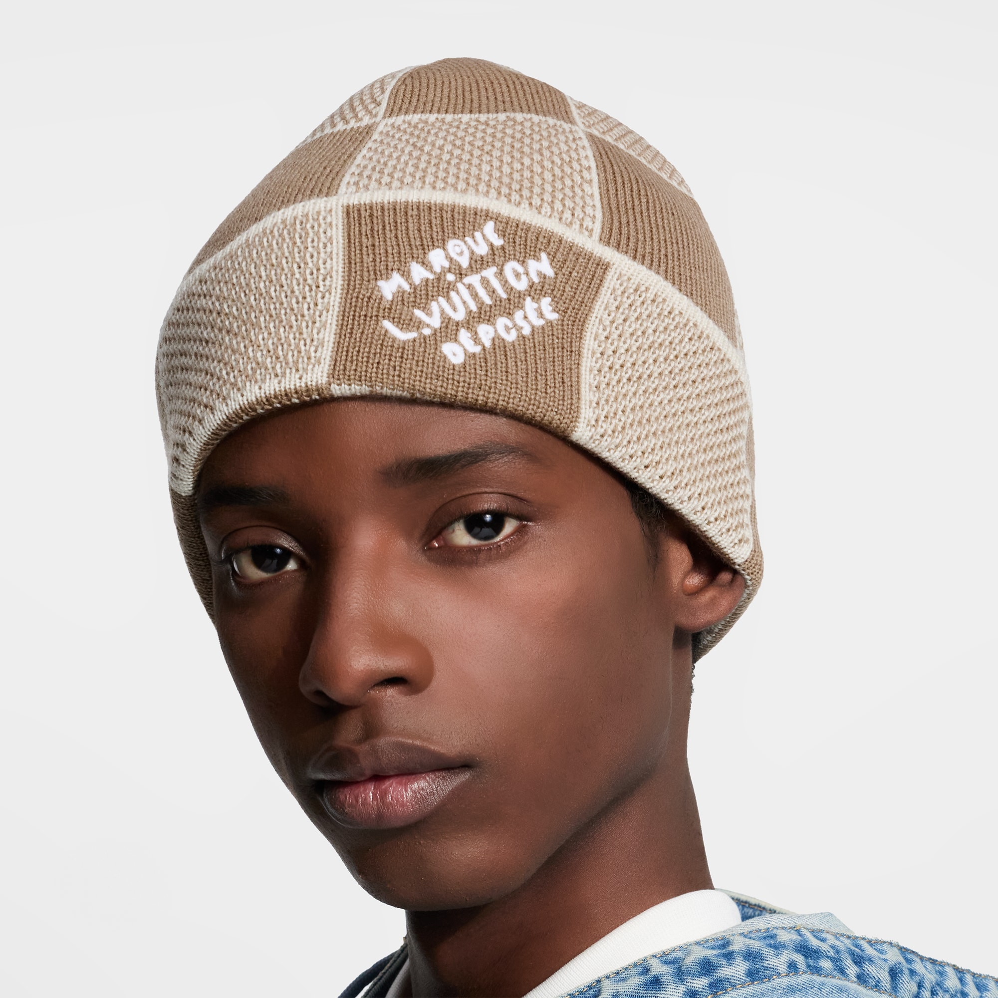 Damier Heritage Beanie S00 - Men - Accessories | LOUIS VUITTON ® display picture 2