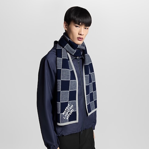 S00 Accessories Scarves Damier Heritage Scarf | Louis Vuitton ® (Product zoom)