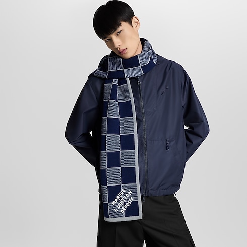 S00 Accessories Scarves Damier Heritage Scarf | Louis Vuitton ® (Product zoom)
