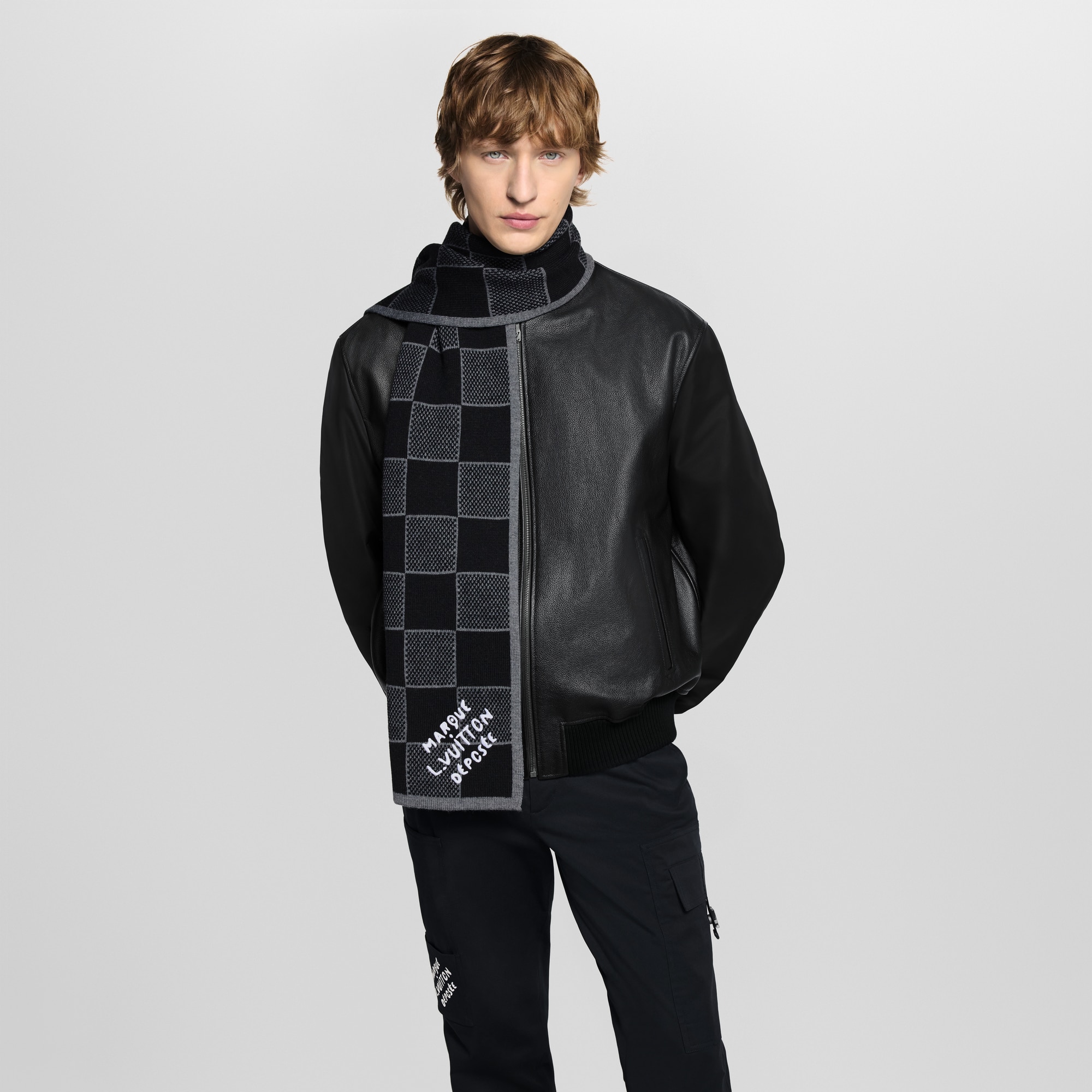 S00 Accessories Scarves Damier Heritage Scarf | Louis Vuitton ® (Product zoom)