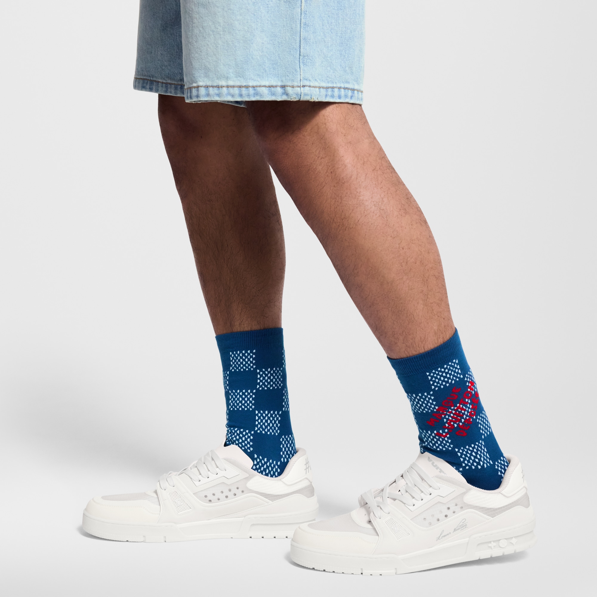 S00 Accessories Home Textile Damier Heritage Socks | Louis Vuitton ® (Product zoom)