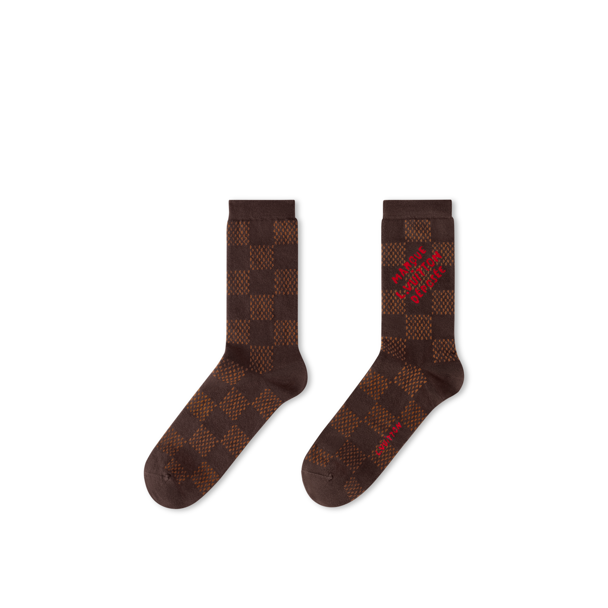 S00 Accessories Home Textile Damier Heritage Socks | Louis Vuitton ® (Product zoom)