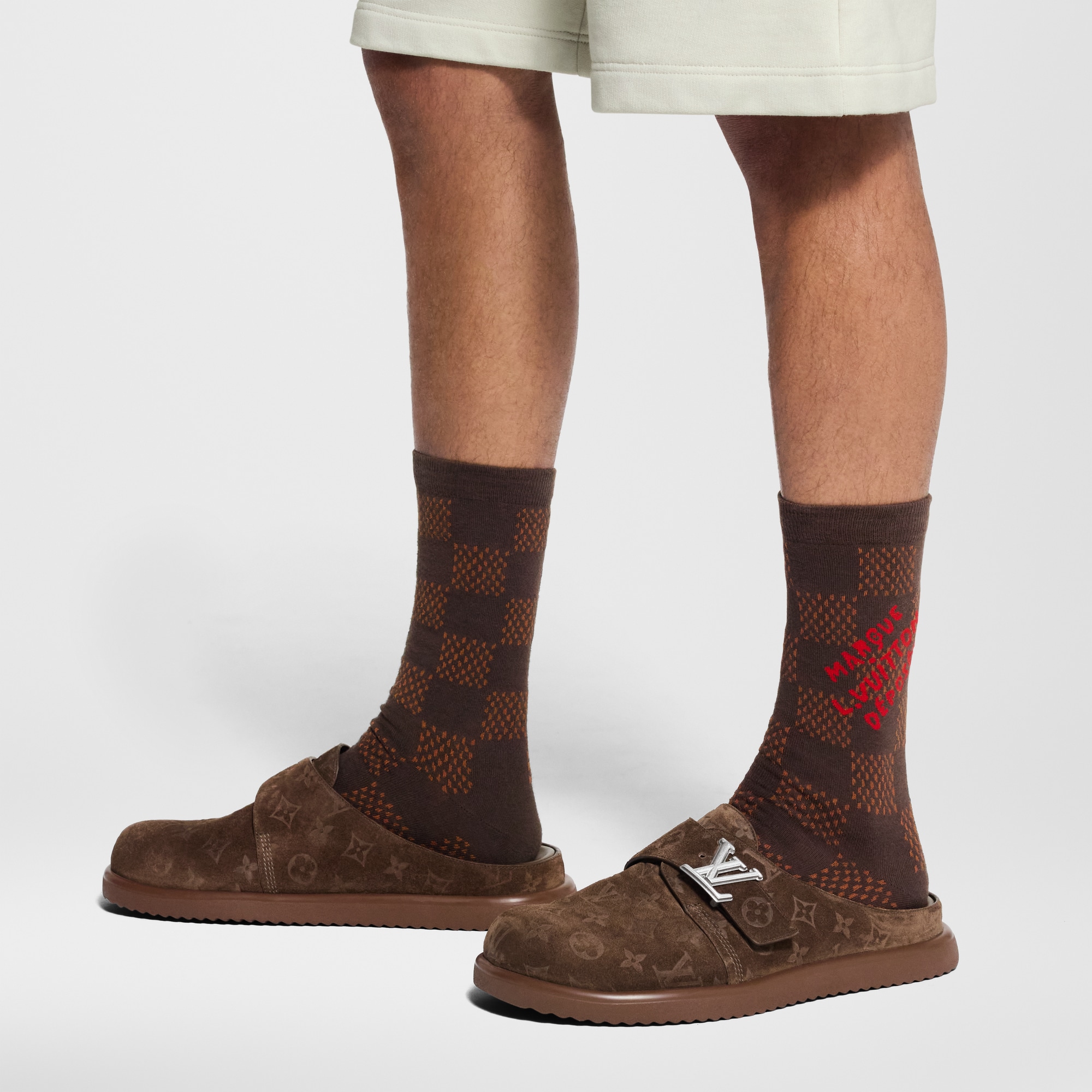 S00 Accessories Home Textile Damier Heritage Socks | Louis Vuitton ® (Product zoom)