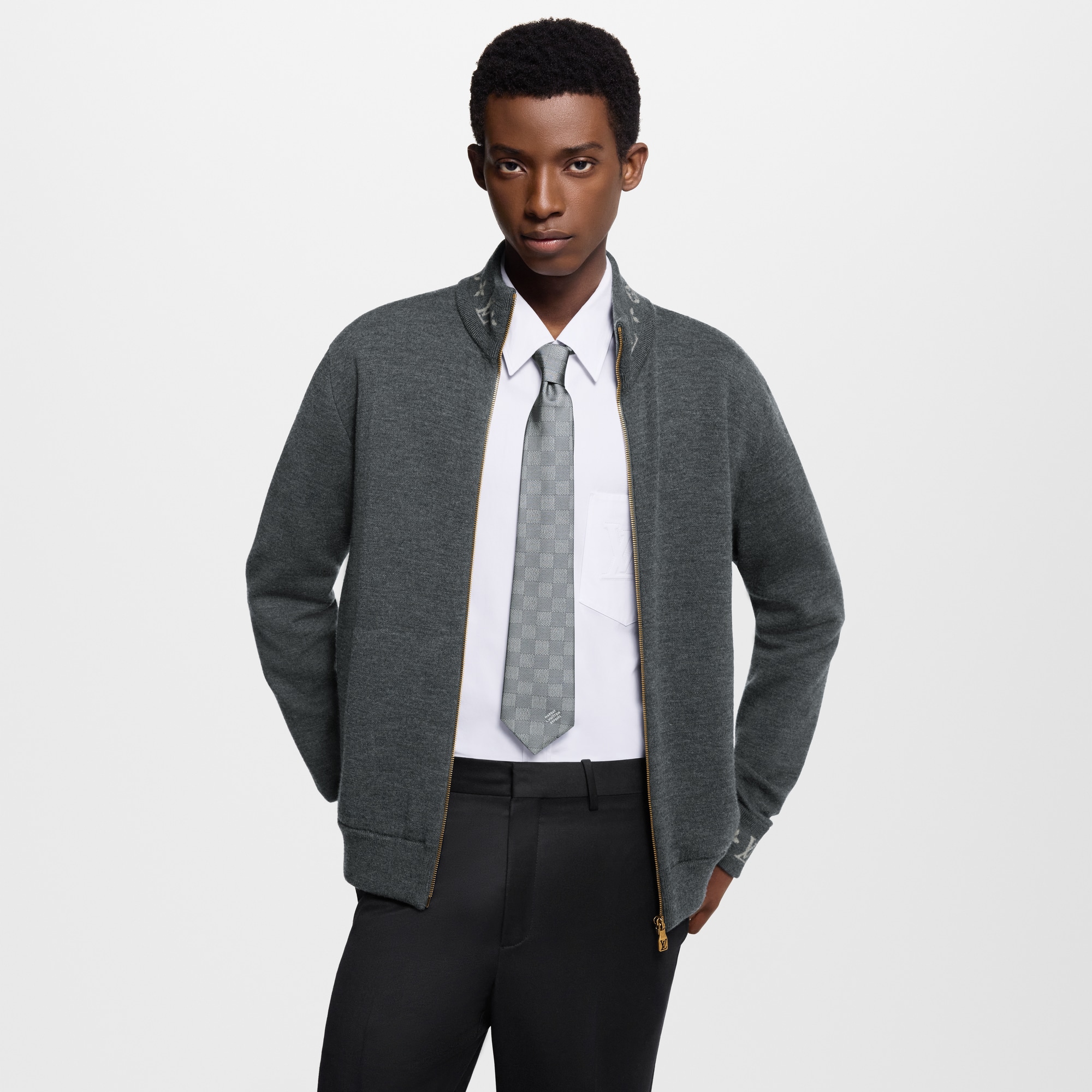 S00 Accessories Ties and Pocket Squares Damier Heritage Tie | Louis Vuitton ® (Product zoom)