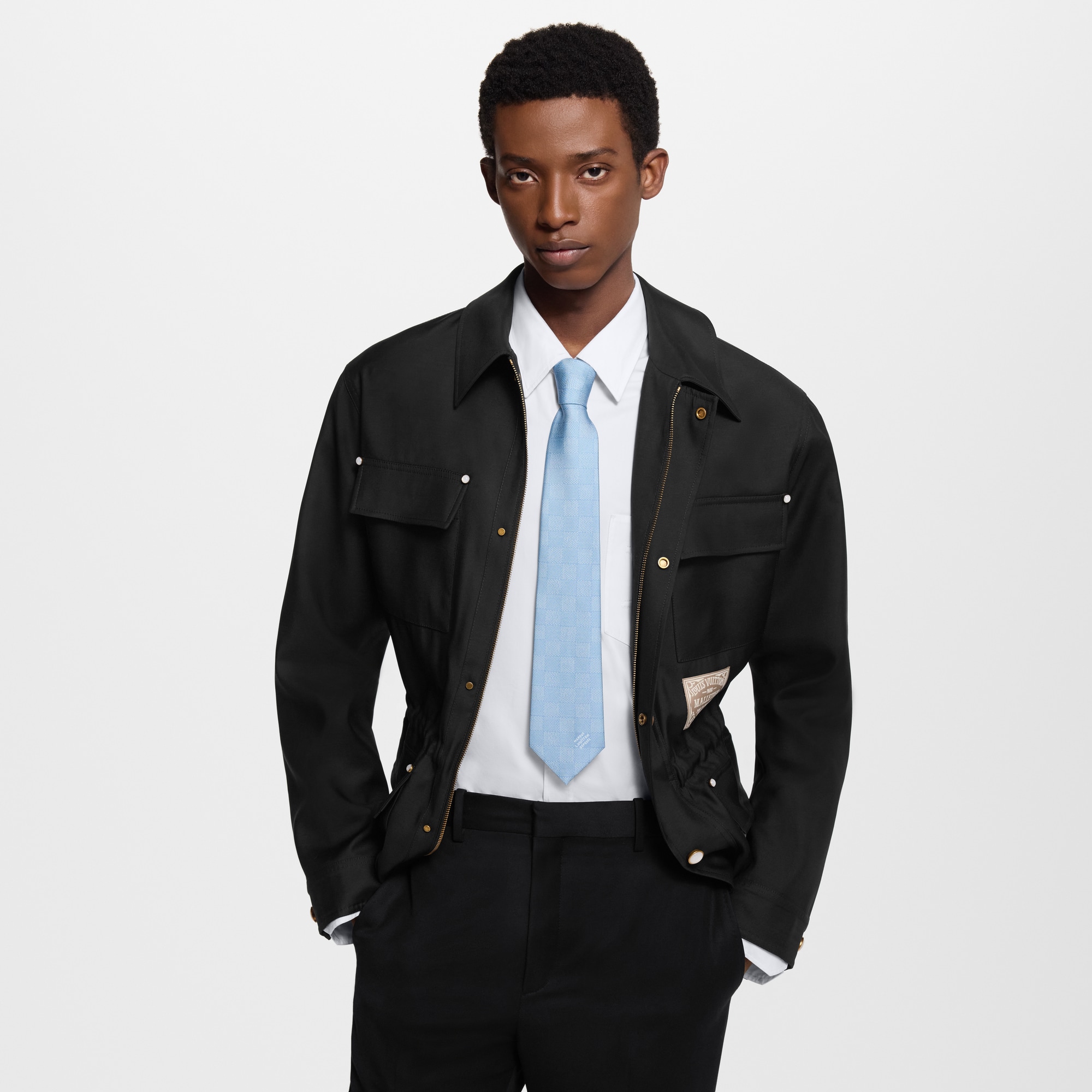 S00 Accessories Ties and Pocket Squares Damier Heritage Tie | Louis Vuitton ® (Product zoom)