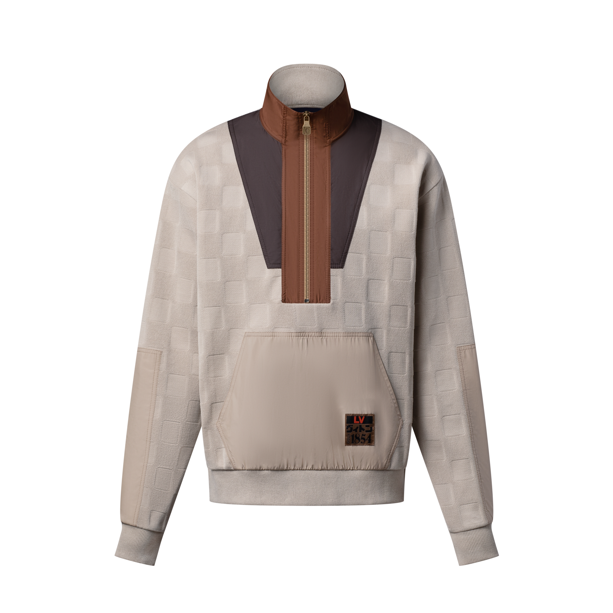Damier Hybrid Half-Zip Workwear Pullover