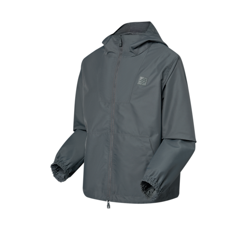 Ready-to-Wear Coats and Outerwear Damier Jacquard Reversible Nylon Windbreaker | Louis Vuitton ® (Product zoom)