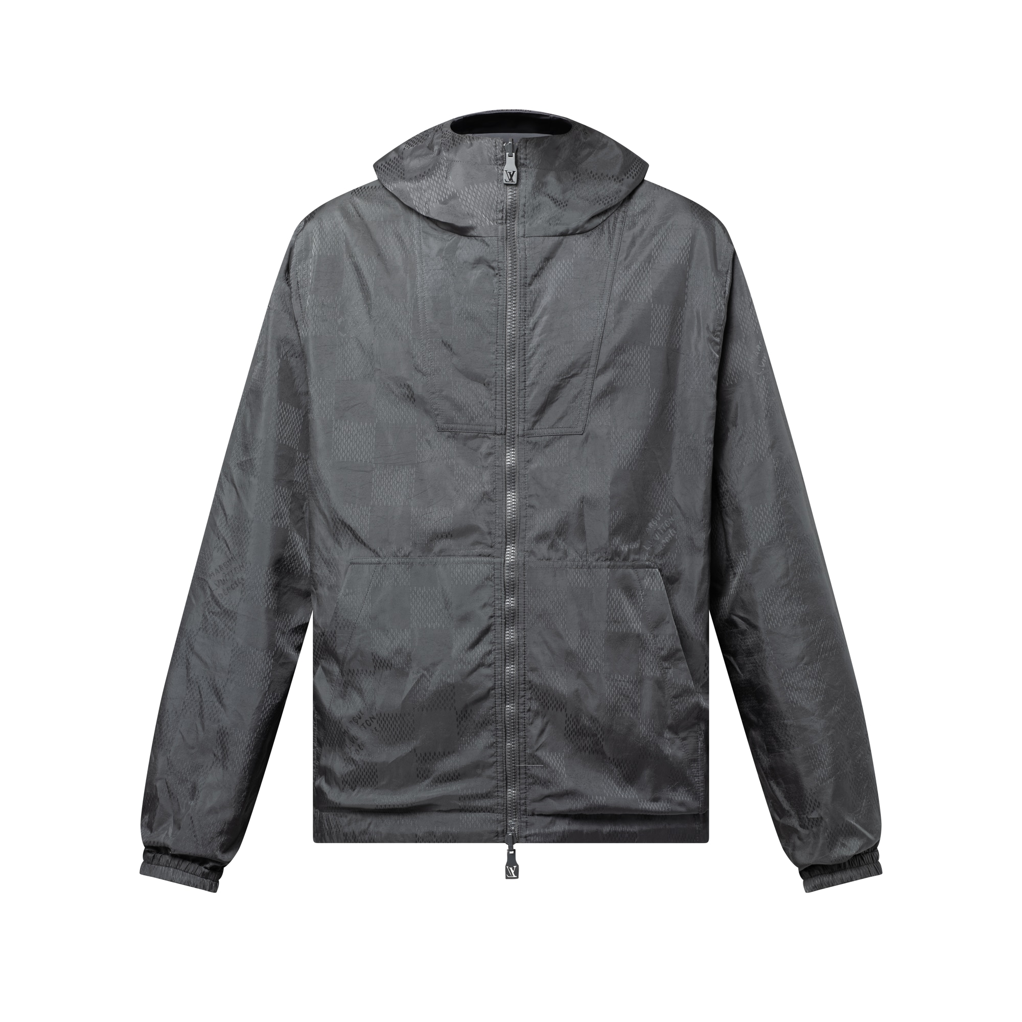  Ready-to-Wear Coats and Outerwear Damier Jacquard Reversible Nylon Windbreaker | Louis Vuitton ® (Product zoom)