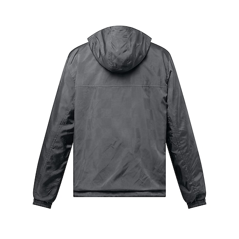 Ready-to-Wear Coats and Outerwear Damier Jacquard Reversible Nylon Windbreaker | Louis Vuitton ® (Product zoom)