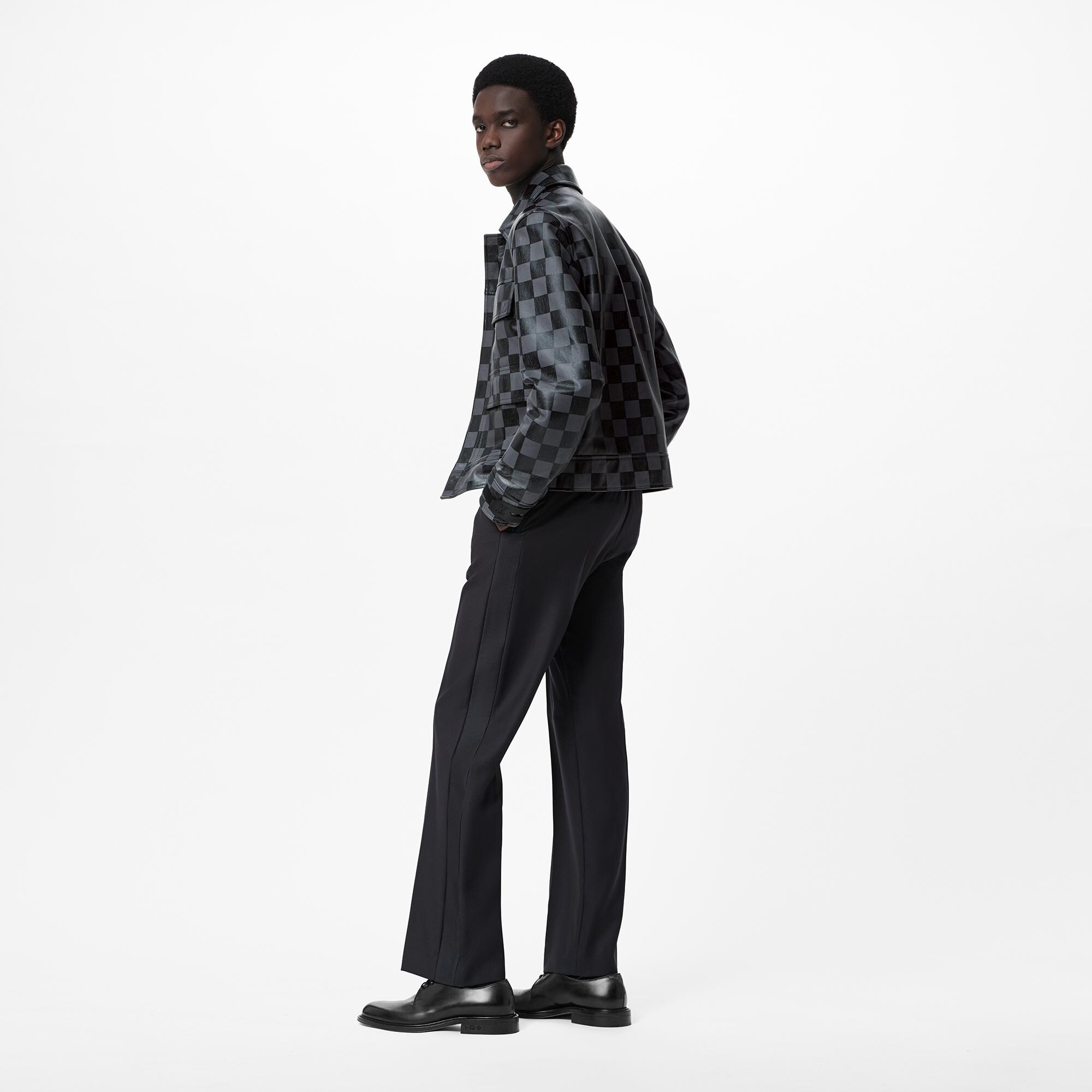 Damier Leather Jacket - Men - Ready-to 