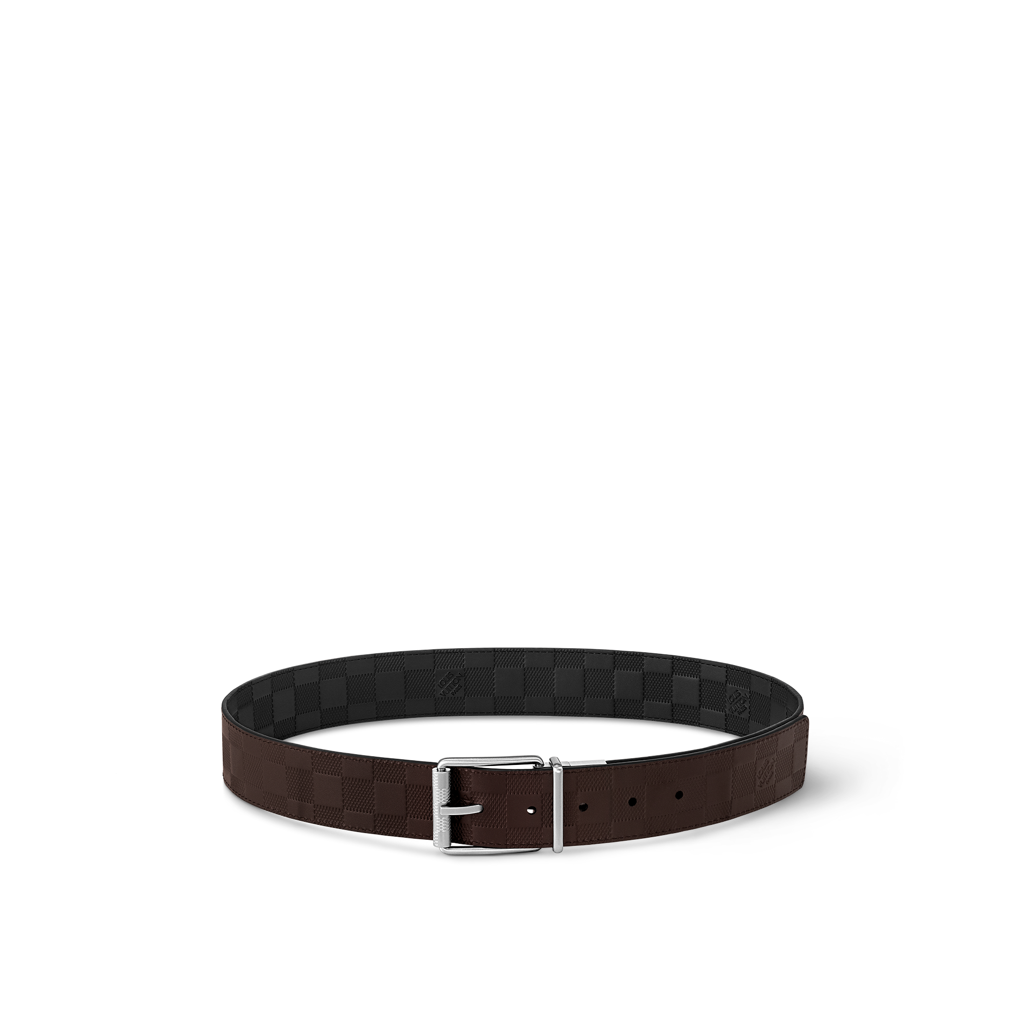 Damier Infini Leather Accessories Belts Damier Print 40MM Reversible | Louis Vuitton ® (Product zoom)
