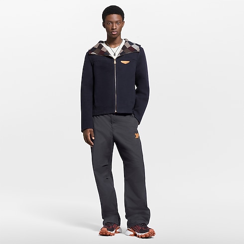 Ready-to-Wear Coats and Outerwear Damier Reversible Hooded Blouson | Louis Vuitton ® (Product zoom)