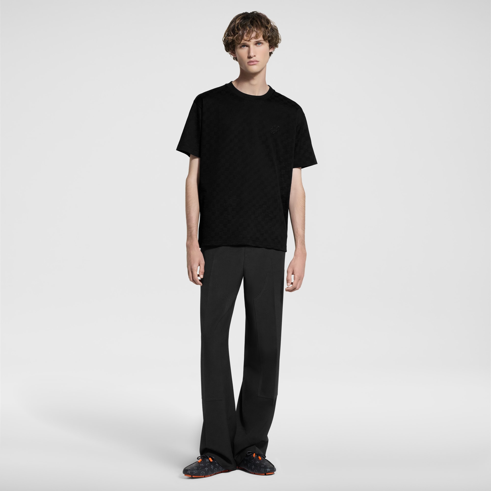  Ready-to-Wear T-Shirts and Polos Damier Signature T-Shirt | Louis Vuitton ® (Product zoom)