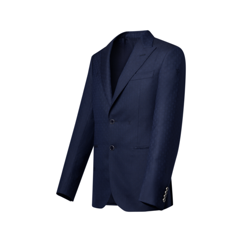Ready-to-Wear Blazers and Jackets Damier Single-Breasted Pont Neuf Jacket | Louis Vuitton ® (Product zoom)