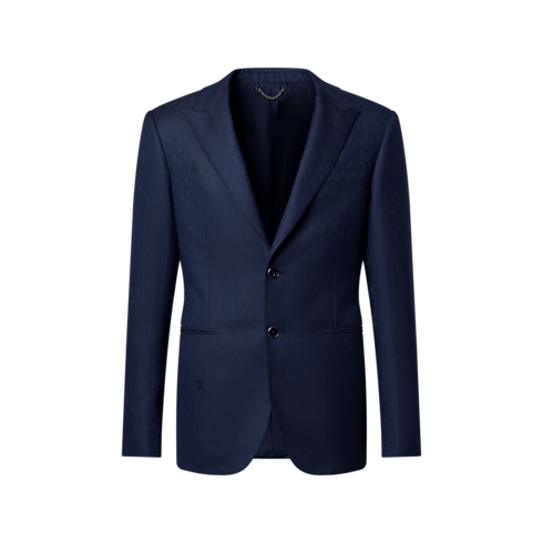 Ready-to-Wear Blazers and Jackets Damier Single-Breasted Pont Neuf Jacket | Louis Vuitton ® (Product zoom)