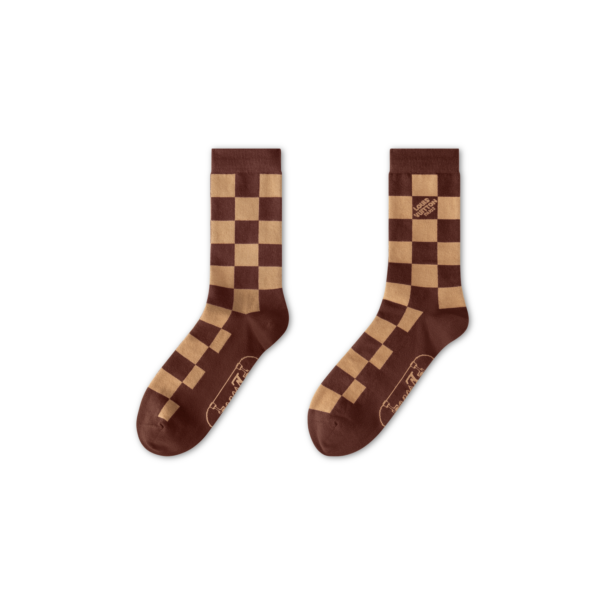 S00 Accessories Home Textile Damier Skate Socks | Louis Vuitton ® (Product zoom)