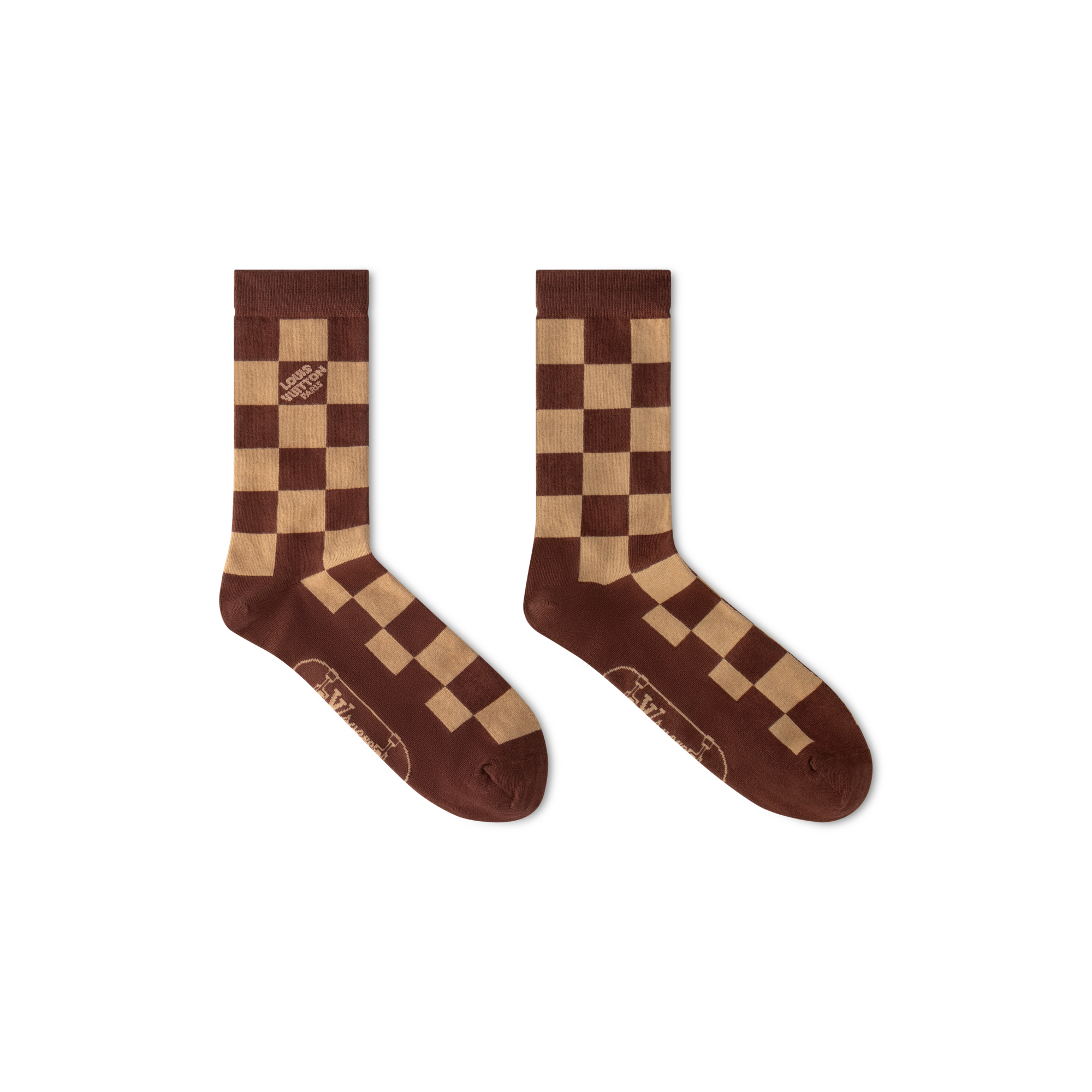 S00 Accessories Home Textile Damier Skate Socks | Louis Vuitton ® (Product zoom)