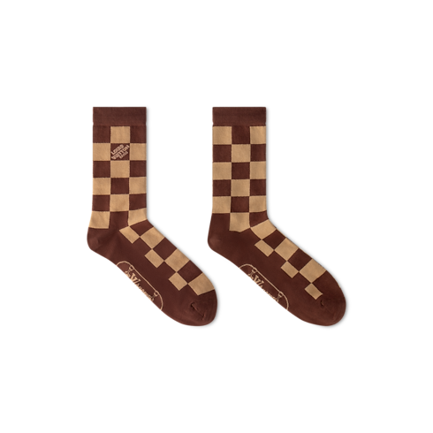 S00 Accessories Home Textile Damier Skate Socks | Louis Vuitton ® (Product zoom)