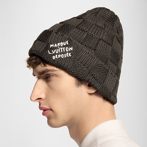 S00 Accessories Hats, Beanies and Gloves Damier Snug Beanie | Louis Vuitton ® (Product zoom)