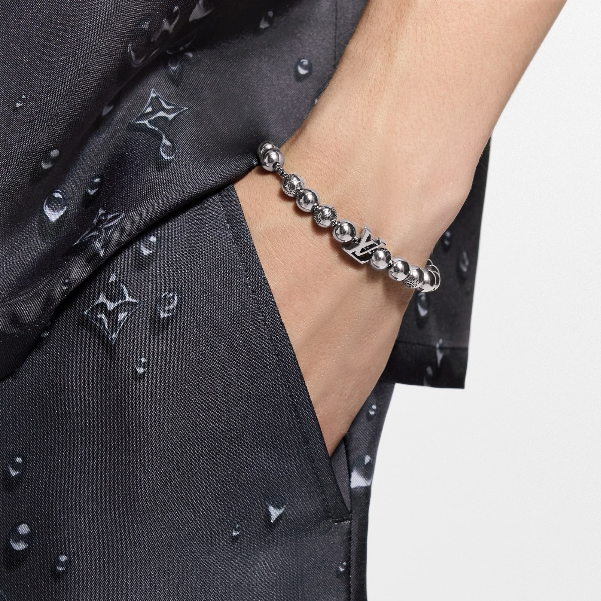 S00 Fashion Jewelry Bracelets Damier Staples Ball Bracelet
 | Louis Vuitton ® (Product zoom)