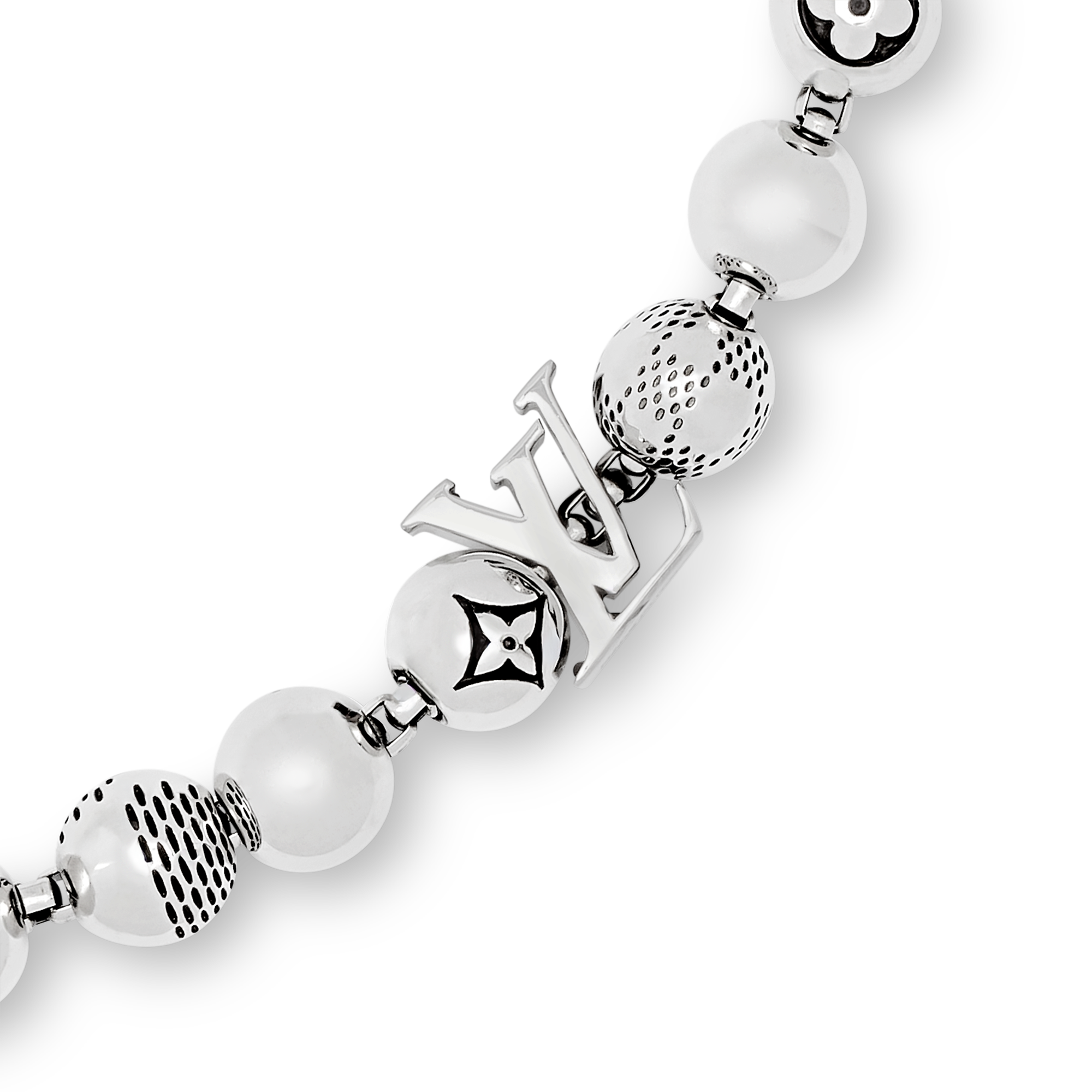 Damier Staples Ball Necklace