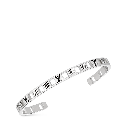 S00 Fashion Jewelry Bracelets Damier Staples Cut Out Cuff | Louis Vuitton ® (Product zoom)
