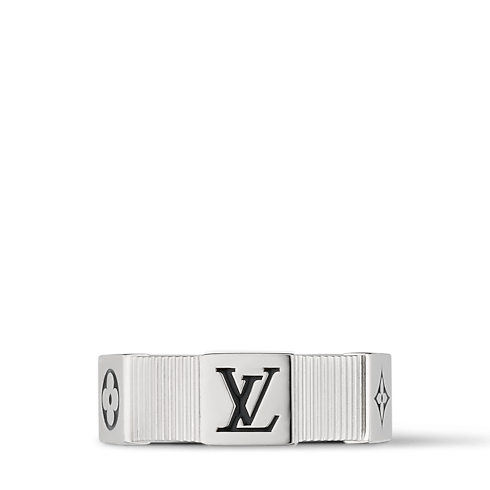 S00 Fashion Jewelry Rings Damier Staples Lozine Ring | Louis Vuitton ® (Product zoom)