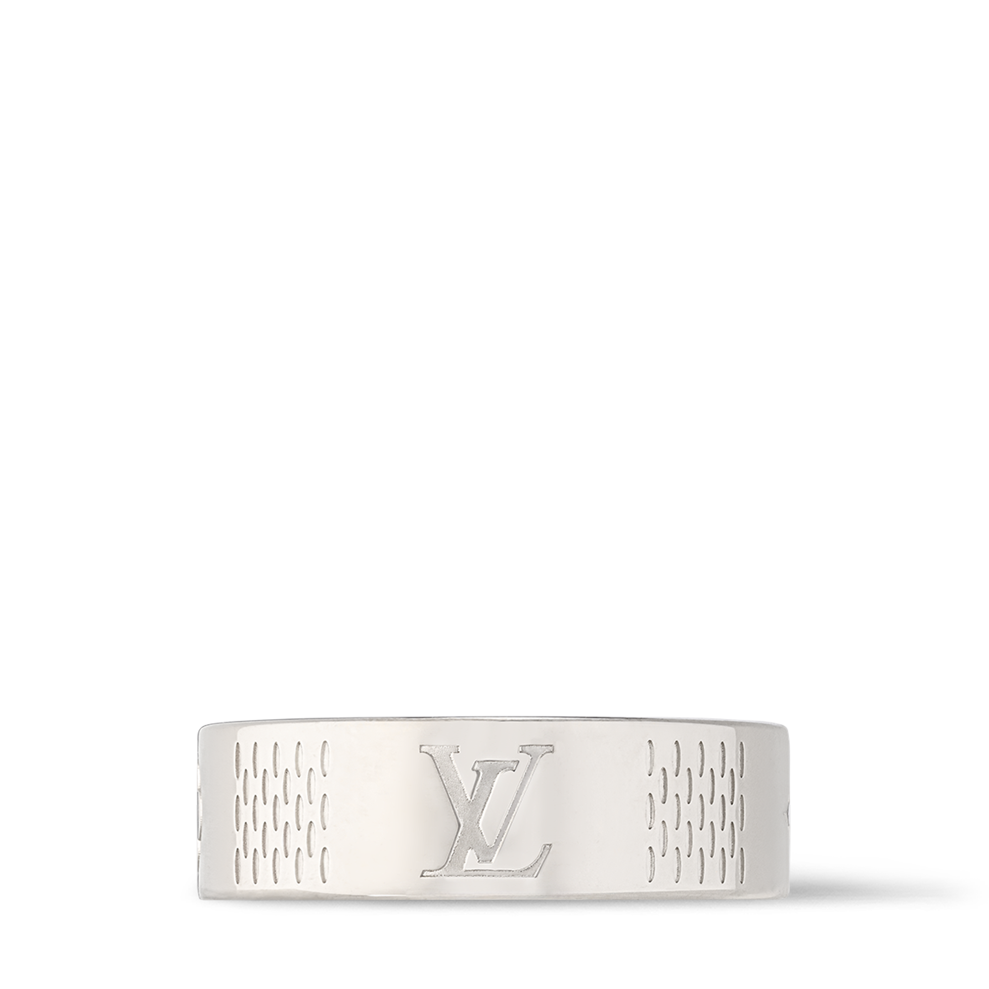 S00 Fashion Jewelry Rings Damier Staples Thin Ring | Louis Vuitton ® (Product zoom)